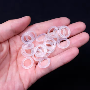 Custom Food Grade Silicone Gasket Seal Rings Transparent Tear & High Temperature Resistant Washers