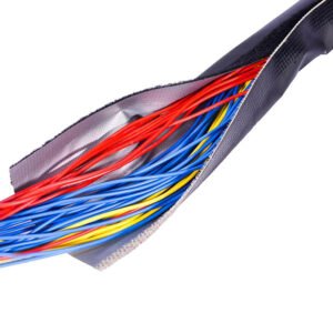 High Voltage Insulation Sleeve, Heat-resistant Silicone/PTFE Cable Insulation Cover, Electrical Wire Insulation Protection Sleeve for Industrial Use