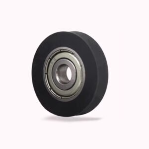 Heavy-Duty Rubber Coated Hardware Wheel | Smooth Rolling & Quiet Caster Wheel