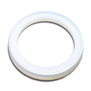 Custom White Silicone Rubber Gasket | Food Grade Sealing Ring by TKFM for Hygienic Use