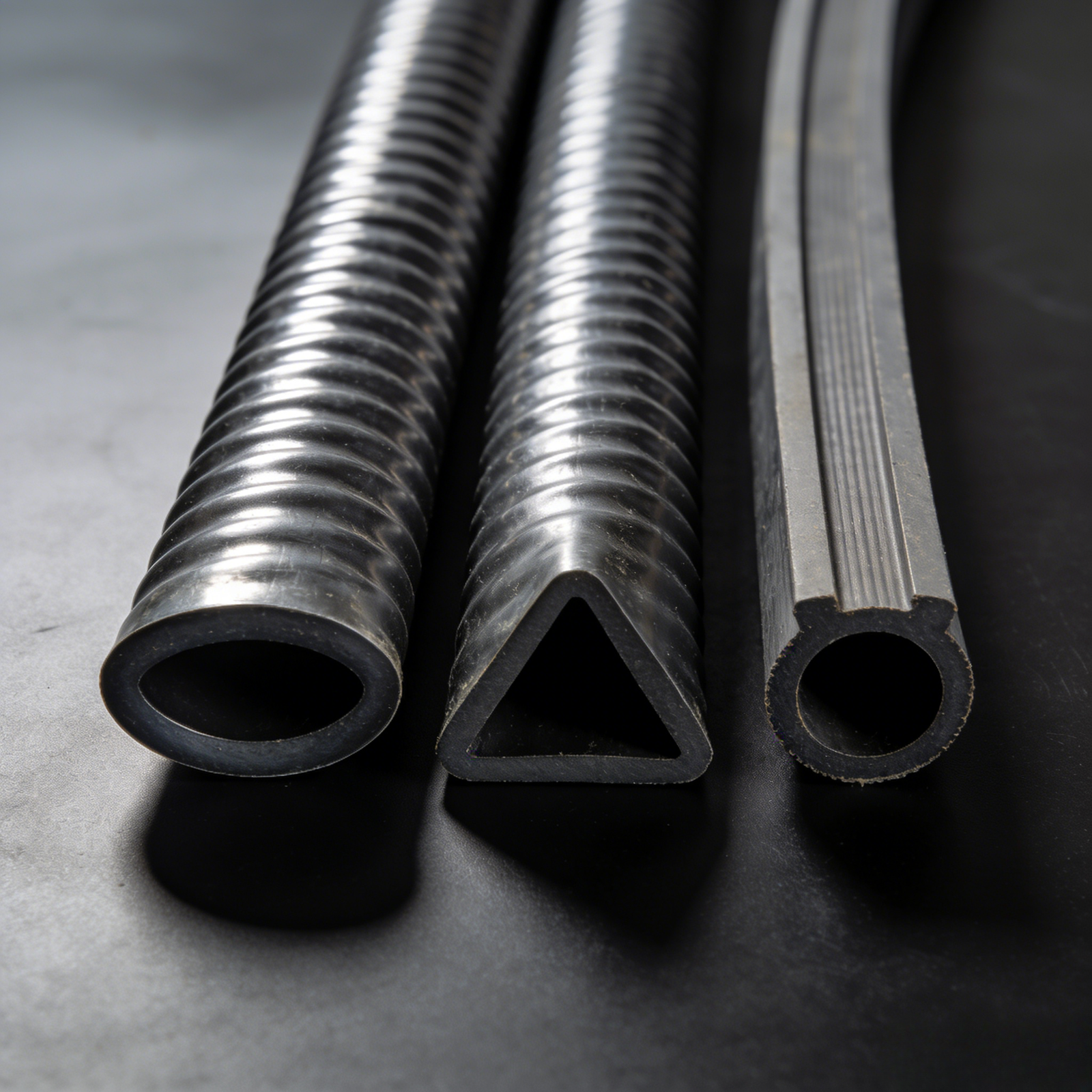 Custom Special-shaped Rubber Hose, Industrial Flexible异形 Hose for Machinery/Automotive/Engineering