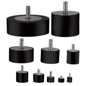 Railroad Equipment Heavy Load Rubber Buffer Block Elastic Damping Rubber Parts