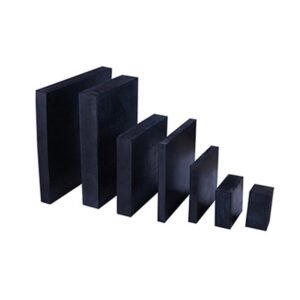 Custom Molded Petrochemical Machinery Rubber Block Industrial Solid Rubber Bumper